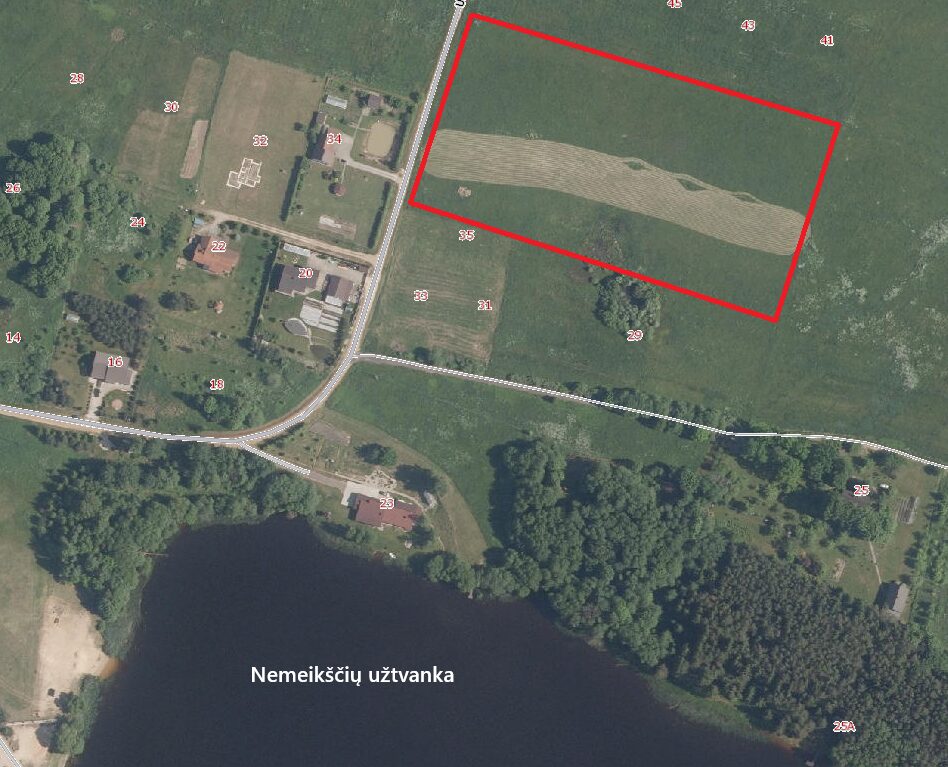 Parduodamas 2,18 ha žemės ūkio paskirties sklypas šalia Utenos miesto