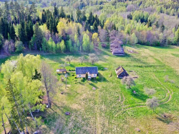 Parduodama sodyba su 10 ha žemės prie Gudiškių miško, Salako seniūnijoje, Zarasų rajone