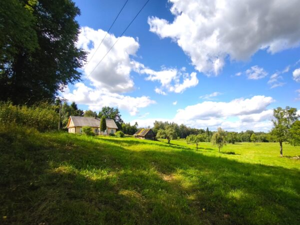 Parduodama sodyba su 10 ha žemės prie Gudiškių miško, Salako seniūnijoje, Zarasų rajone