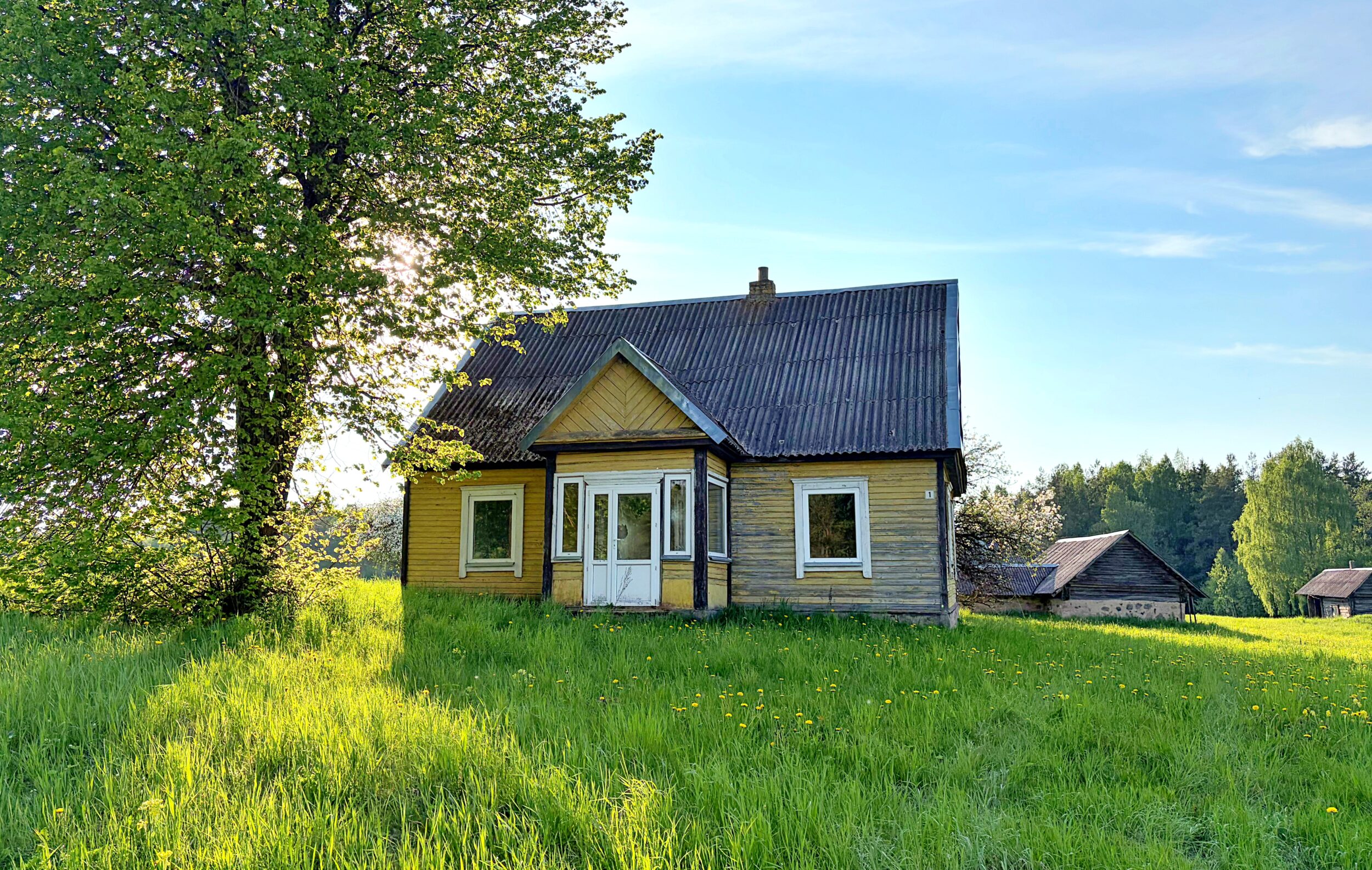 Parduodama jauki sodyba Zarasų rajone, Nariūnų kaime, Salako seniūnijoje!