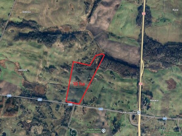 Parduodamas 10 ha žemės ūkio paskirties sklypas šalia Molėtų rajone