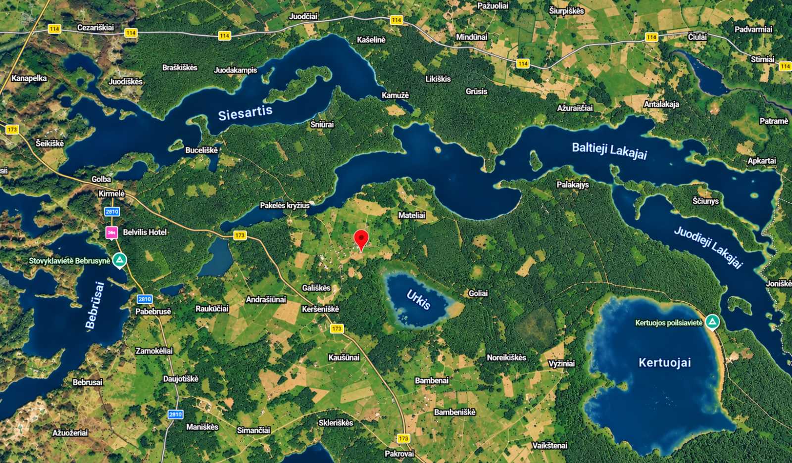 PARDUODAMA SODYBA ŠALIA GOJAUS MIŠKO SU 10,39 HA ŽEMĖS SKLYPU MOLĖTŲ RAJONE